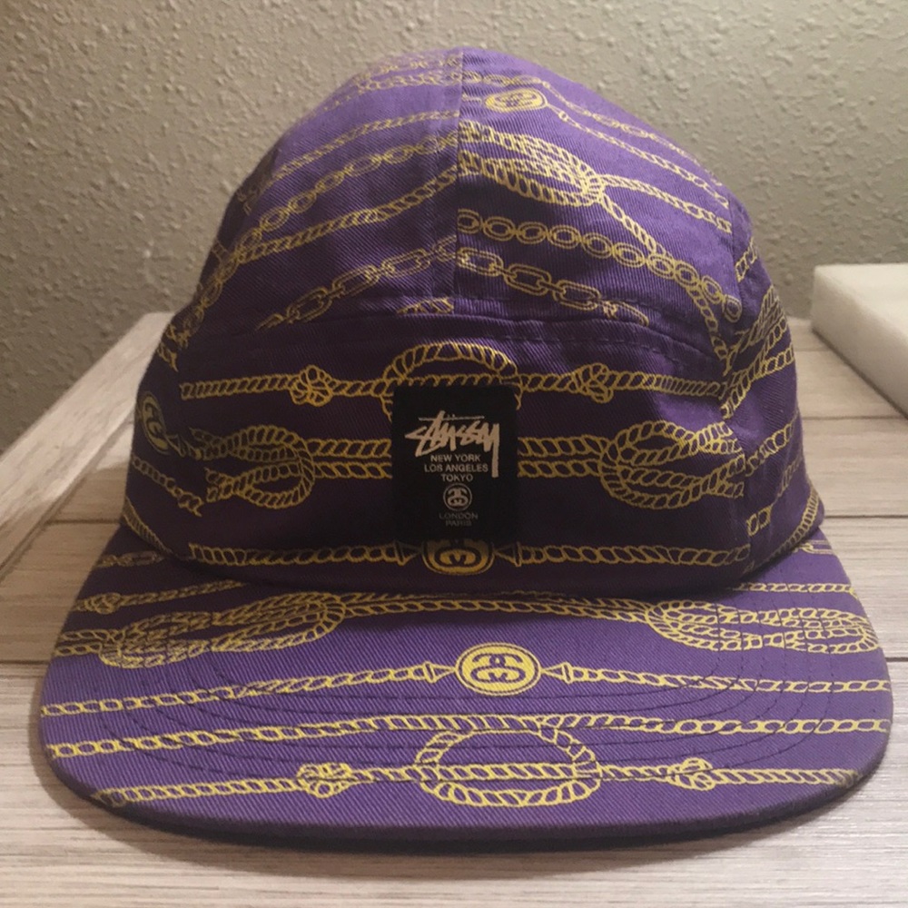 Stussy Ropes and Chains Hat (purple)